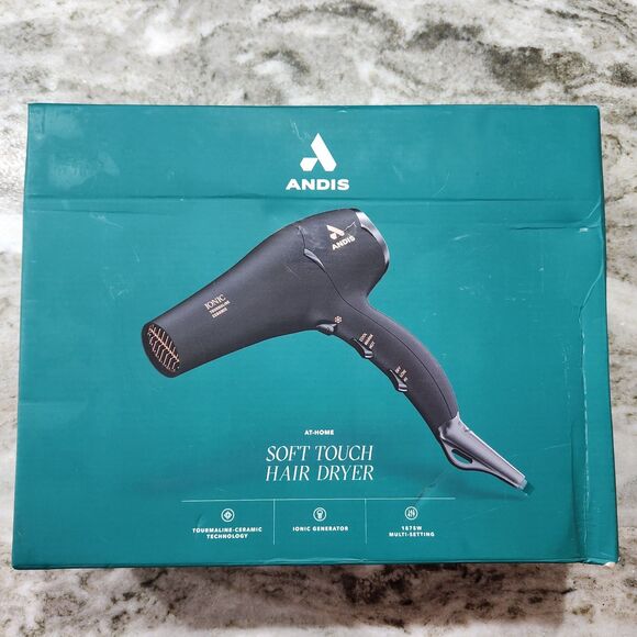 ANDIS At-Home Soft Touch Hair Dryer 1875W Multi-Setting Tourmaline-Ceramic  C - Picture 1 of 7